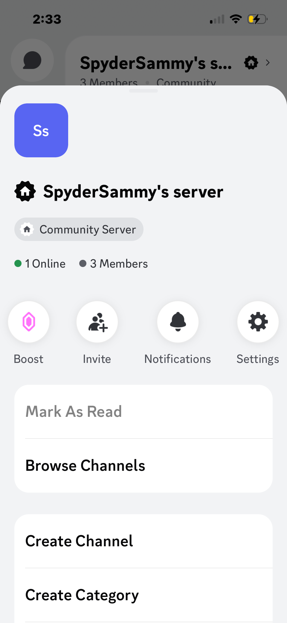 SpyderSammy's server