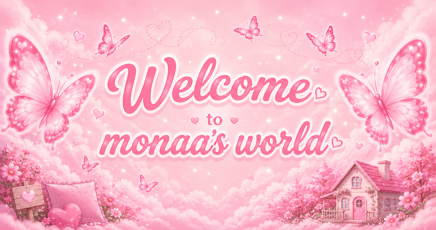 Mona's World banner
