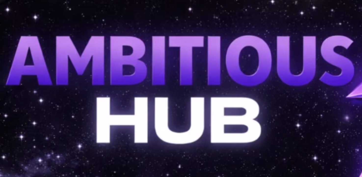 Ambitious hub │ Road to 100 members banner